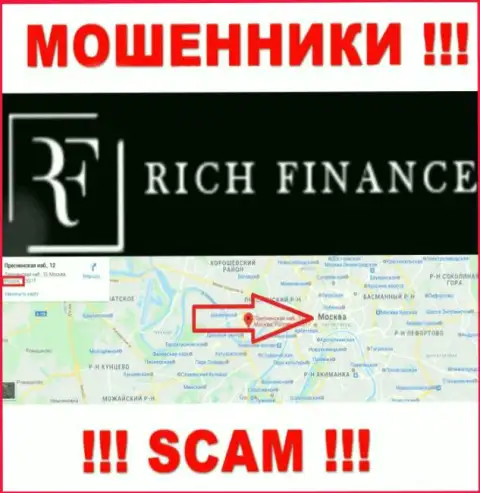 Что касательно оффшорного места регистрации конторы Rich Finance, то он стопроцентно липа