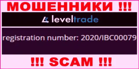 ЛевелТрейд как оказалось имеют регистрационный номер - 2020/IBC00079