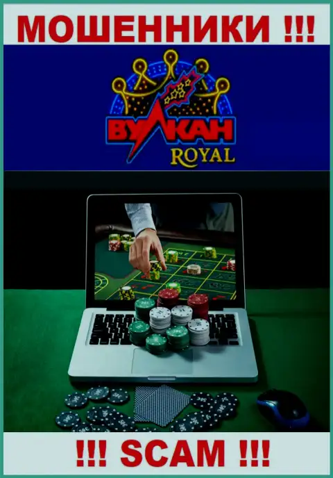 Casino - именно в этом направлении оказывают свои услуги интернет жулики Вулкан Рояль