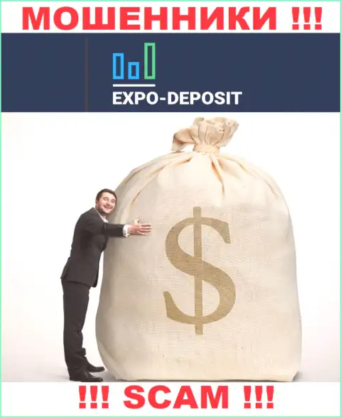 Невозможно забрать назад средства из дилинговой конторы Expo-Depo Com, посему ни копеечки дополнительно заводить не надо