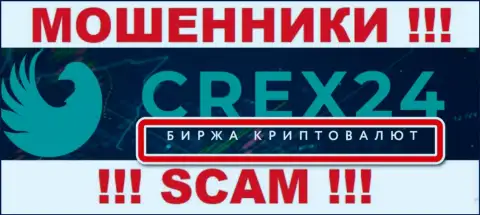 Род деятельности конторы Crex 24 - это замануха для доверчивых людей