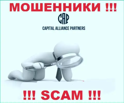 Capital Alliance Partners это очевидные МОШЕННИКИ !!! Организация не имеет регулятора и лицензии на работу