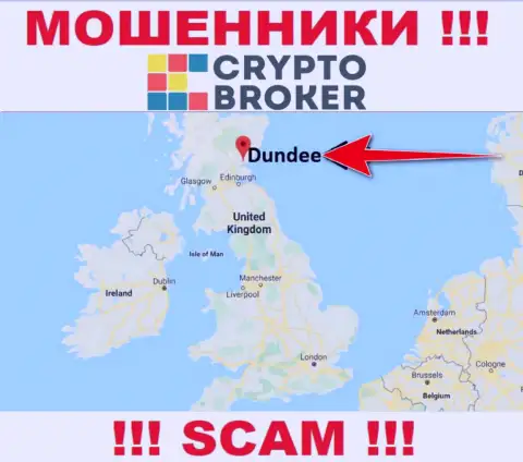 Crypto Broker свободно лишают средств, ведь обосновались на территории - Dundee, Scotland