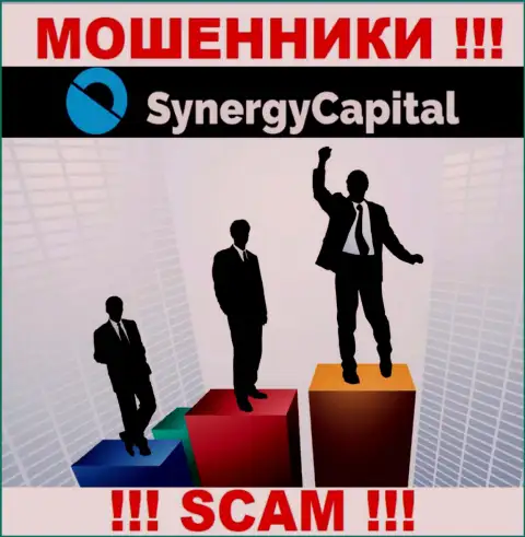 Synergy Capital предпочитают оставаться в тени, инфы об их руководителях Вы найти не сможете