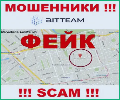 BitTeam - это явно internet-мошенники, предоставили фейковую инфу о юрисдикции компании