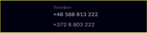 Номера телефонов обменного пункта БТК Бит