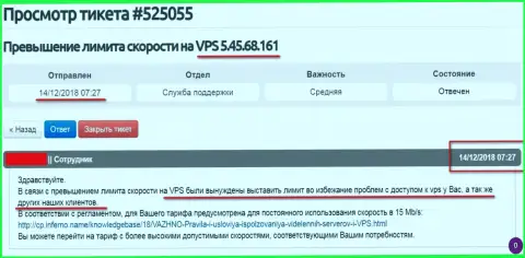 Хостер сообщил о том, что VPS сервера, где хостится web-сайт ffin.xyz ограничен в скорости доступа